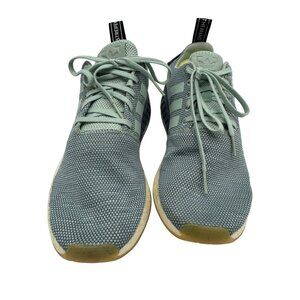 Adidas Women's NMD_R2 Boost Athletic Sneakers Size 9.5 Pale Green Lace Up